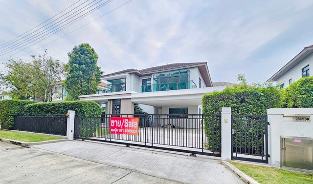 ขายบ้านเดี่ยว The Grand บางนา-วงแหวน  บ้านใกล้เมกาบางนา บ้านใกล้สนามบินสุวรรณภูมิ หน้าบ้านวิวสวนร่มรื่น เป็นบ้านใหม่ไม่เคยเข้าอยู่ 