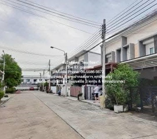 ขายทาวน์โฮม 2 ชั้น ถ.สรงประภา (ใกล้สนามบินดอนเมือง) 28.6 ตร.ว. 3 น 3 น้ำ 2 จอดรถ ราคา 3.5 ล้านบาท 